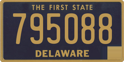 DE license plate 795088
