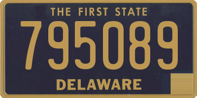DE license plate 795089
