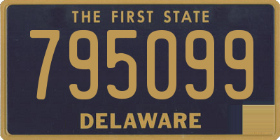 DE license plate 795099