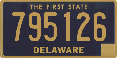 DE license plate 795126