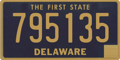 DE license plate 795135