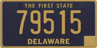 DE license plate 79515