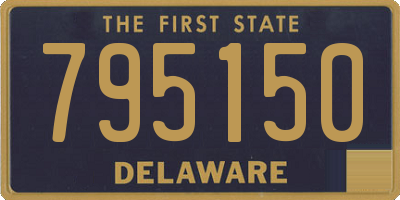 DE license plate 795150