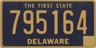 DE license plate 795164