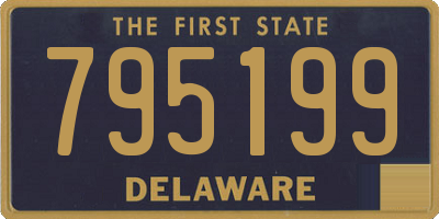 DE license plate 795199