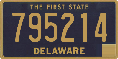DE license plate 795214