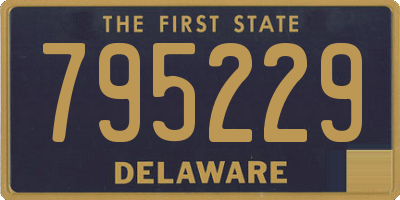 DE license plate 795229
