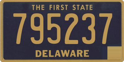 DE license plate 795237