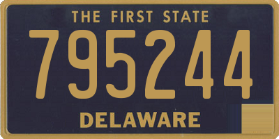DE license plate 795244