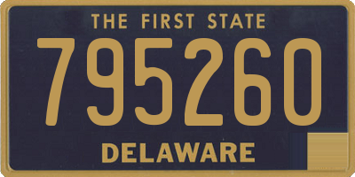 DE license plate 795260