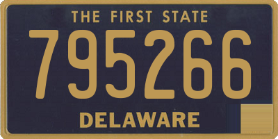 DE license plate 795266