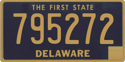 DE license plate 795272