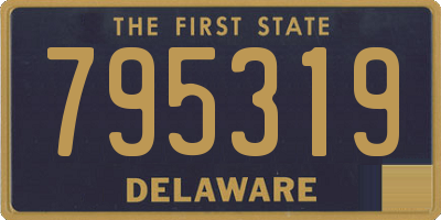 DE license plate 795319