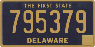 DE license plate 795379