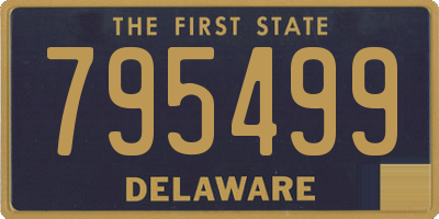 DE license plate 795499