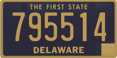 DE license plate 795514