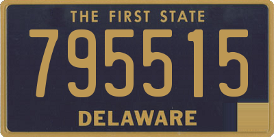DE license plate 795515