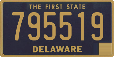 DE license plate 795519