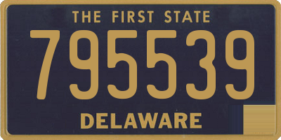 DE license plate 795539