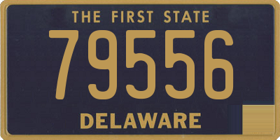 DE license plate 79556