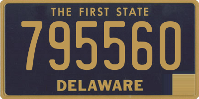 DE license plate 795560