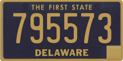 DE license plate 795573