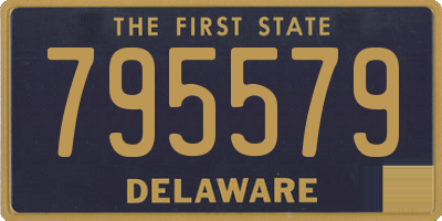 DE license plate 795579