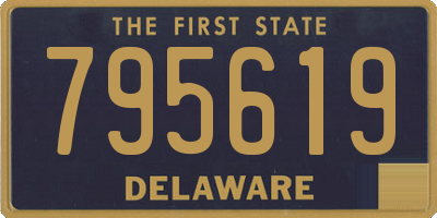 DE license plate 795619