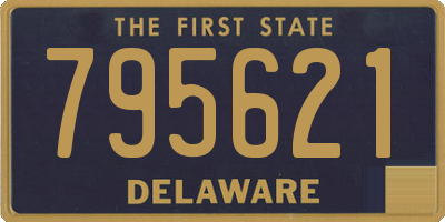 DE license plate 795621