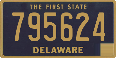DE license plate 795624