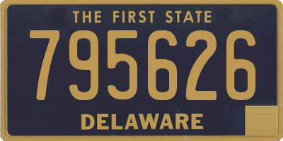 DE license plate 795626