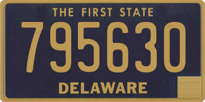 DE license plate 795630