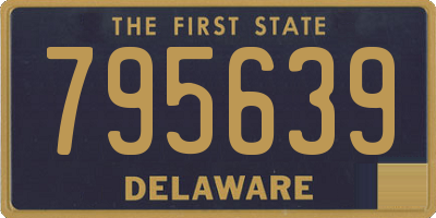 DE license plate 795639