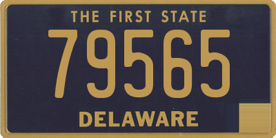 DE license plate 79565