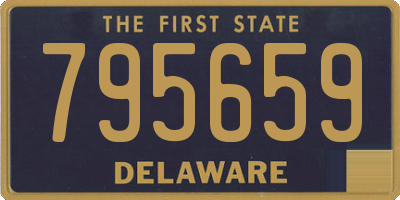 DE license plate 795659