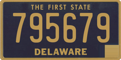 DE license plate 795679