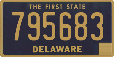 DE license plate 795683