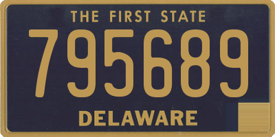 DE license plate 795689