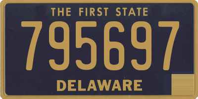 DE license plate 795697