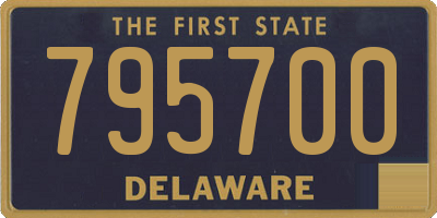 DE license plate 795700