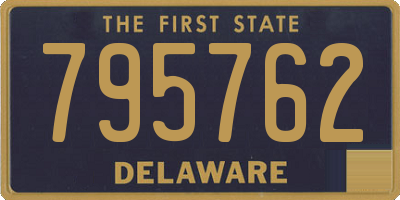 DE license plate 795762