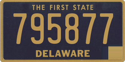 DE license plate 795877