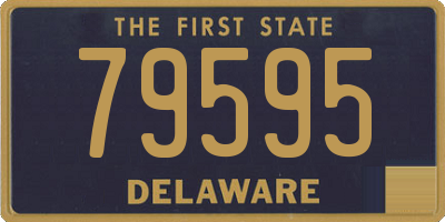 DE license plate 79595