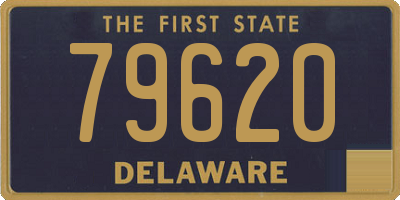 DE license plate 79620