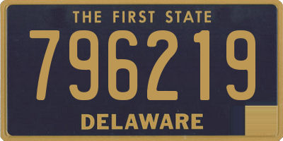 DE license plate 796219