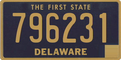 DE license plate 796231