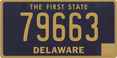 DE license plate 79663