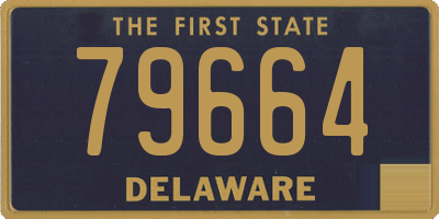 DE license plate 79664