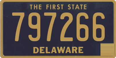 DE license plate 797266