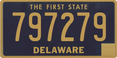 DE license plate 797279
